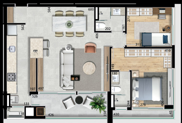 Imagem Apartamento com 3 Quartos à Venda, 93 m² em Bacacheri - Curitiba