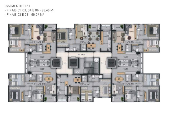 Imagem Imóvel com 3 Quartos à Venda, 83 m² em Jardim Botânico - Ribeirão Preto