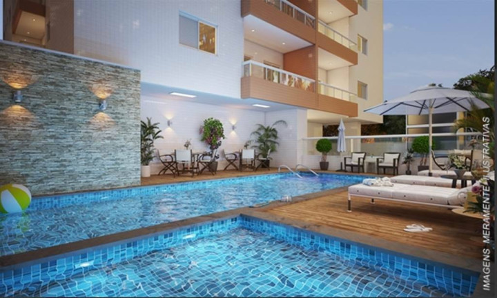 Imagem Apartamento com 2 Quartos à Venda, 59 m² em Guilhermina - Praia Grande