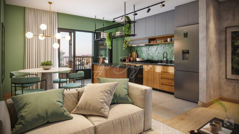 Imagem Apartamento com 1 Quarto à Venda, 31 m² em Bacacheri - Curitiba