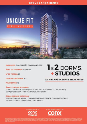 Imagem Apartamento com 2 Quartos à Venda, 44 m² em Vila Mariana - São Paulo