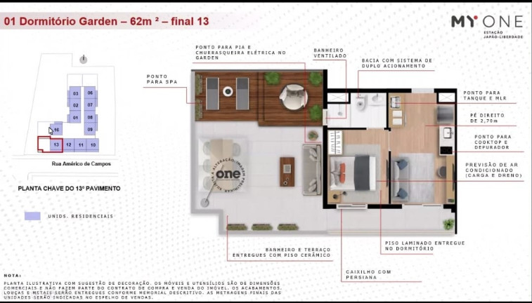 Imagem Apartamento com 1 Quarto à Venda, 28 m² em Liberdade - São Paulo