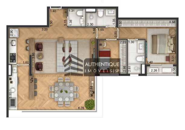 Imagem Apartamento com 2 Quartos à Venda, 90 m² em Alto Da Boa Vista - São Paulo