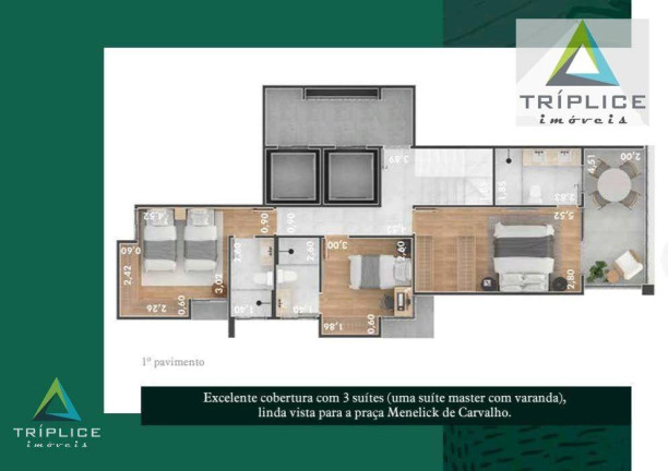 Imagem Cobertura com 3 Quartos à Venda, 200 m² em Santa Helena - Juiz De Fora Imagem Cobertura com 3 Quartos à Venda, 200 m² em Santa Helena - Juiz De Fora