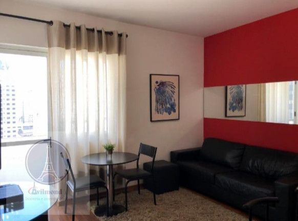 Imagem Apartamento com 1 Quarto para Alugar, 40 m² em Cerqueira César - São Paulo