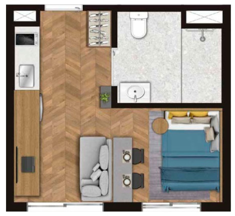 Imagem Apartamento à Venda, 25 m² em Vila Pompéia - São Paulo