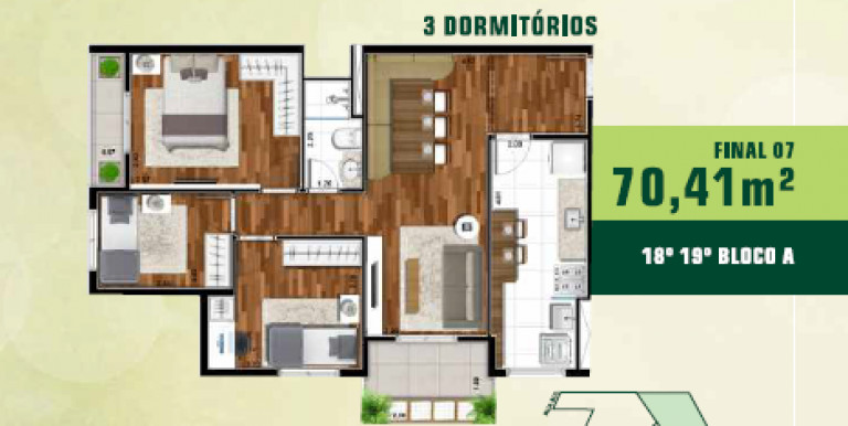 Imagem Apartamento com 3 Quartos à Venda, 70 m² em Jardim Tupanci - Barueri Imagem Apartamento com 3 Quartos à Venda, 70 m² em Jardim Tupanci - Barueri