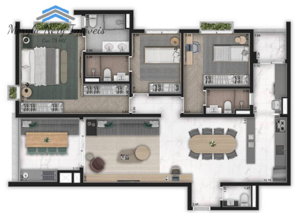 Imagem Apartamento com 3 Quartos à Venda, 128 m² em Vila Mariana - São Paulo
