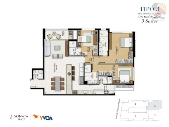 Imagem Apartamento com 3 Quartos à Venda, 131 m² em Agronômica - Florianópolis