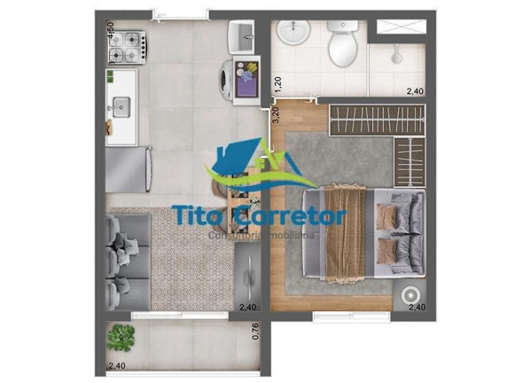 Imagem Apartamento com 1 Quarto à Venda, 26 m² em Barra Funda - São Paulo Imagem Apartamento com 1 Quarto à Venda, 26 m² em Barra Funda - São Paulo