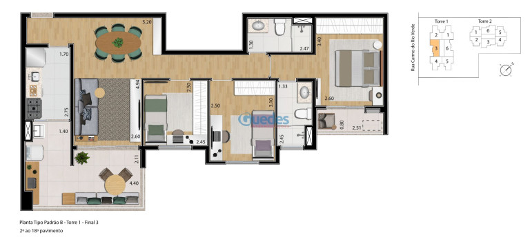 Imagem Apartamento com 3 Quartos à Venda, 81 m² em Jardim Caravelas - São Paulo Imagem Apartamento com 3 Quartos à Venda, 81 m² em Jardim Caravelas - São Paulo
