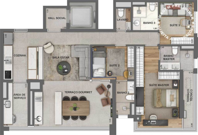Imagem Apartamento com 2 Quartos à Venda, 66 m² em Vila Mariana - São Paulo