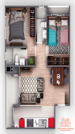 Imagem Apartamento com 2 Quartos à Venda, 62 m² em Vila Operária - Itajaí Imagem Apartamento com 2 Quartos à Venda, 62 m² em Vila Operária - Itajaí