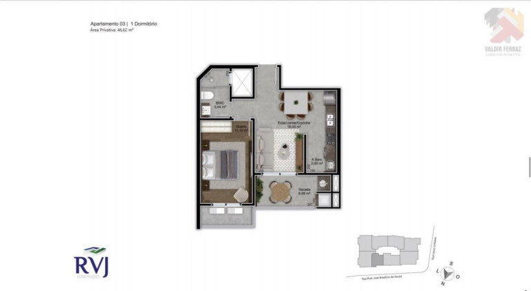 Imagem Apartamento com 2 Quartos à Venda, 7.504 m² em Trindade - Florianópolis