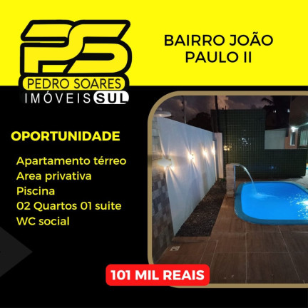 Apartamento com 2 Quartos à Venda, 38 m² em João Paulo Ii - João Pessoa