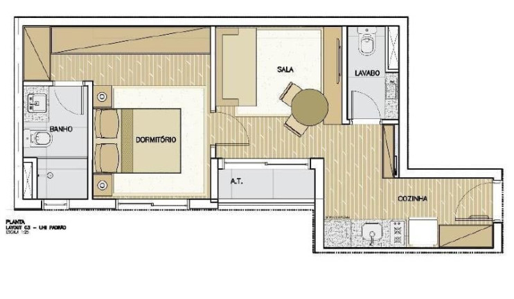 Imagem Apartamento com 1 Quarto à Venda, 39 m² em Consolação - São Paulo Imagem Apartamento com 1 Quarto à Venda, 39 m² em Consolação - São Paulo