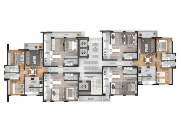 Imagem Apartamento com 1 Quarto à Venda, 58 m² em Santa Catarina - Caxias Do Sul