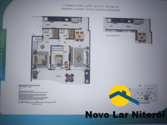 Imagem Apartamento com 1 Quarto à Venda, 46 m² em Piratininga - Niterói Imagem Apartamento com 1 Quarto à Venda, 46 m² em Piratininga - Niterói