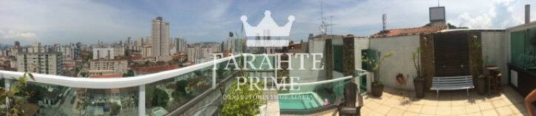 Imagem Cobertura com 3 Quartos à Venda, 300 m² em Campo Grande - Santos Imagem Cobertura com 3 Quartos à Venda, 300 m² em Campo Grande - Santos