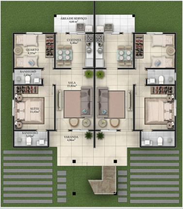 Imagem Apartamento com 2 Quartos à Venda, 68 m² em Abrantes - Camaçari