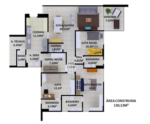 Imagem Apartamento com 4 Quartos à Venda, 225 m² em Jóquei - Teresina Imagem Apartamento com 4 Quartos à Venda, 225 m² em Jóquei - Teresina