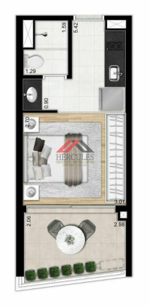 Imagem Imóvel com 1 Quarto à Venda, 26 m² em Pinheiros - São Paulo Imagem Imóvel com 1 Quarto à Venda, 26 m² em Pinheiros - São Paulo