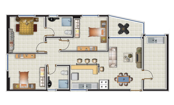 Imagem Imóvel com 2 Quartos à Venda, 42 m² em Campo Grande - Recife Imagem Imóvel com 2 Quartos à Venda, 42 m² em Campo Grande - Recife