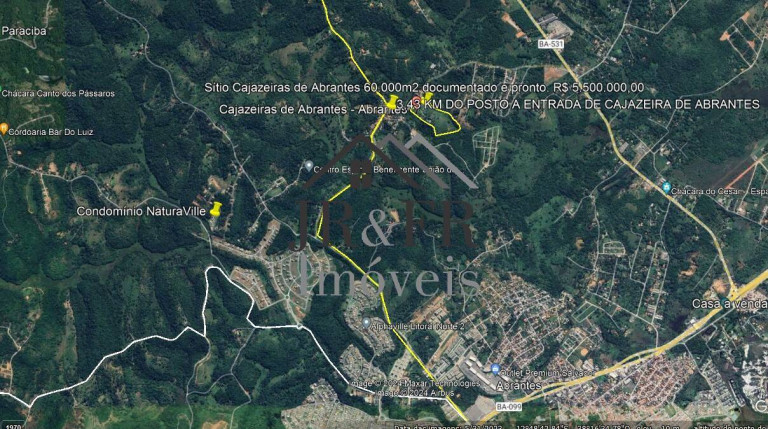 Imagem Chácara com 5 Quartos à Venda, 360 m² em Cajazeiras De Abrantes (abrantes) - Camaçari