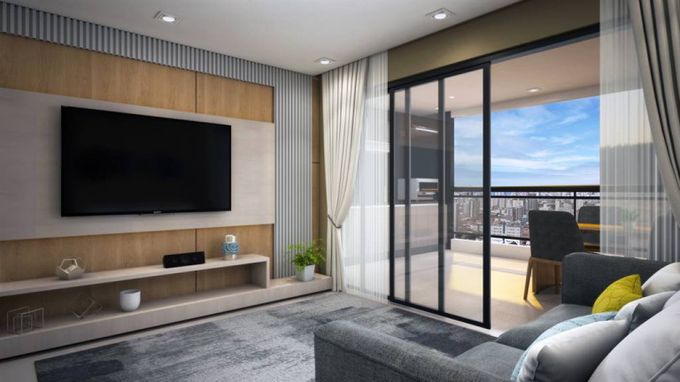 Imagem Apartamento com 2 Quartos à Venda, 90 m² em Guilhermina - Praia Grande