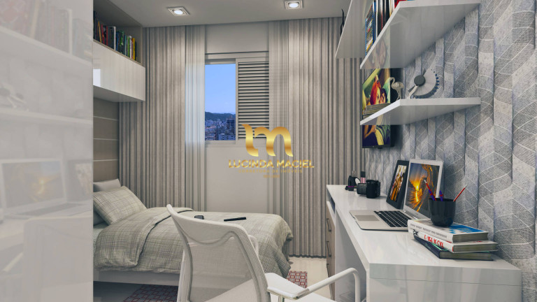 Imagem Apartamento com 2 Quartos à Venda, 57 m² em Guilhermina - Praia Grande