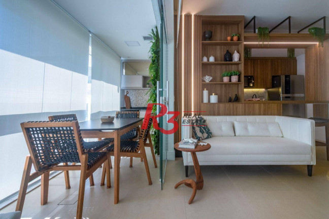 Imagem Apartamento com 1 Quarto à Venda, 57 m² em Gonzaga - Santos Imagem Apartamento com 1 Quarto à Venda, 57 m² em Gonzaga - Santos