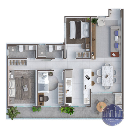 Imagem Apartamento com 3 Quartos à Venda, 95 m² em Itapoá Imagem Apartamento com 3 Quartos à Venda, 95 m² em Itapoá