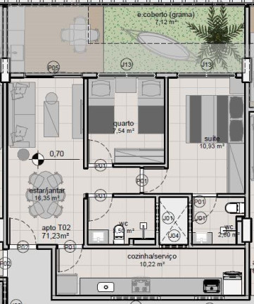 Imagem Apartamento com 2 Quartos à Venda, 64 m² em Intermares - Cabedelo Imagem Apartamento com 2 Quartos à Venda, 64 m² em Intermares - Cabedelo