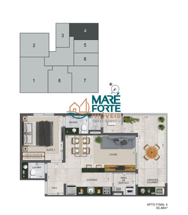 Imagem Apartamento com 1 Quarto à Venda, 50 m² em Itaguá - Ubatuba Imagem Apartamento com 1 Quarto à Venda, 50 m² em Itaguá - Ubatuba