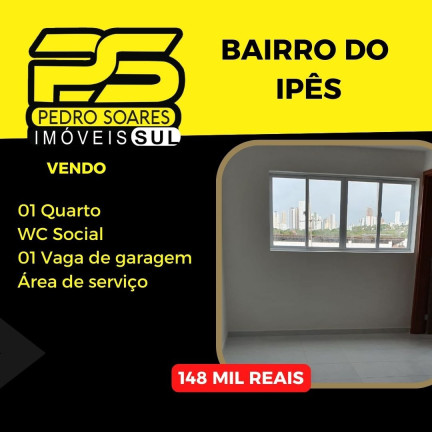 Flat com 1 Quarto à Venda, 35 m² em Ipês - João Pessoa