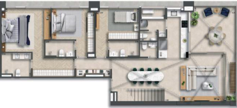 Imagem Apartamento com 3 Quartos à Venda, 134 m² em Itaim Bibi - São Paulo