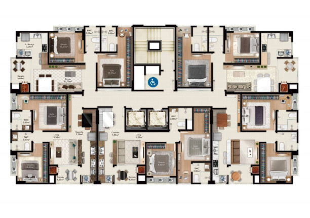 Imagem Apartamento com 2 Quartos à Venda, 62 m² em Morretes - Itapema