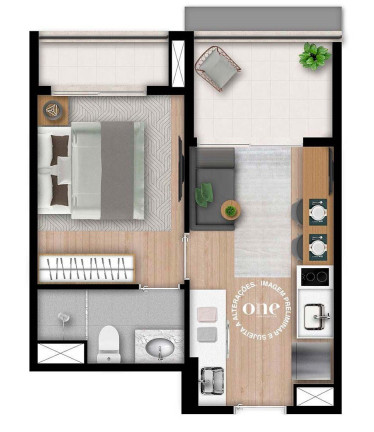 Imagem Imóvel com 2 Quartos à Venda, 41 m² em Brooklin Paulista - São Paulo Imagem Imóvel com 2 Quartos à Venda, 41 m² em Brooklin Paulista - São Paulo