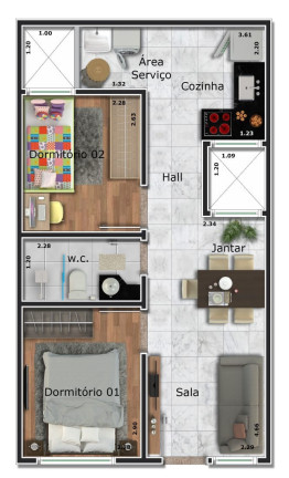 Imagem Apartamento com 2 Quartos à Venda, 33 m² em Vila Carrão - São Paulo Imagem Apartamento com 2 Quartos à Venda, 33 m² em Vila Carrão - São Paulo