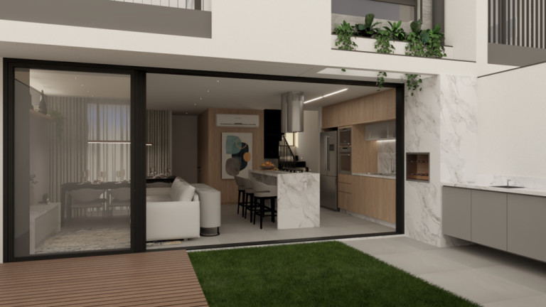 Imagem Casa com 3 Quartos à Venda, 199 m² em São Braz - Curitiba Imagem Casa com 3 Quartos à Venda, 199 m² em São Braz - Curitiba