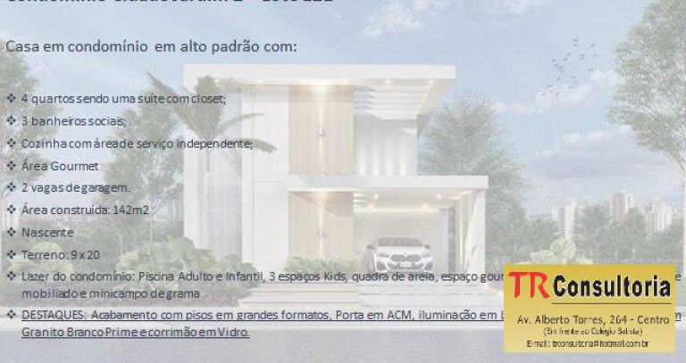 Imagem Casa com 4 Quartos à Venda, 180 m² em Cidade Jardim - Campos Dos Goytacazes Imagem Casa com 4 Quartos à Venda, 180 m² em Cidade Jardim - Campos Dos Goytacazes