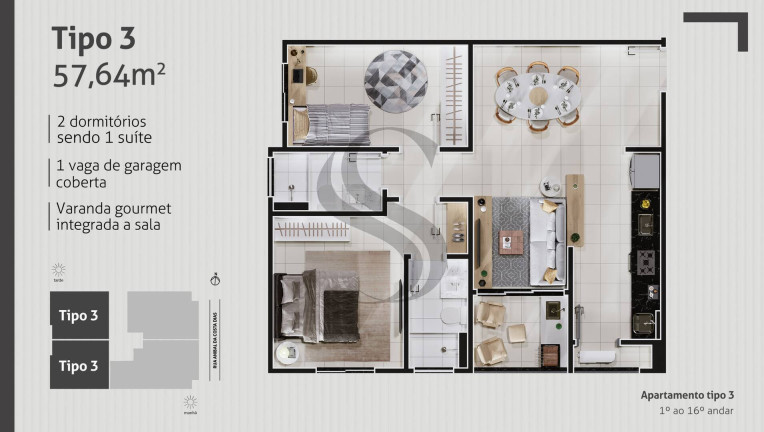 Imagem Apartamento com 3 Quartos à Venda, em Vila Lucy - Sorocaba Imagem Apartamento com 3 Quartos à Venda, em Vila Lucy - Sorocaba