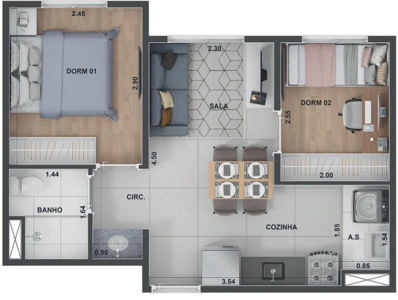 Imagem Apartamento com 2 Quartos à Venda, 37 m² em Campo Limpo - São Paulo Imagem Apartamento com 2 Quartos à Venda, 37 m² em Campo Limpo - São Paulo