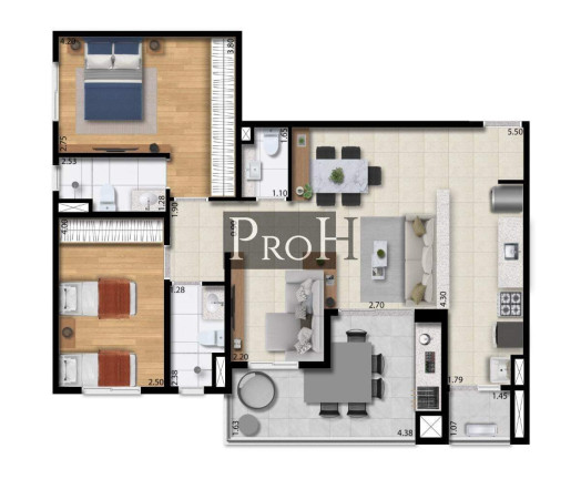 Imagem Apartamento com 3 Quartos à Venda, 90 m² em Casa Branca - Santo André Imagem Apartamento com 3 Quartos à Venda, 90 m² em Casa Branca - Santo André