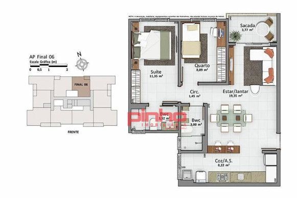 Imagem Apartamento com 2 Quartos à Venda, 67 m² em Cidade Universitária Pedra Branca - Palhoça Imagem Apartamento com 2 Quartos à Venda, 67 m² em Cidade Universitária Pedra Branca - Palhoça