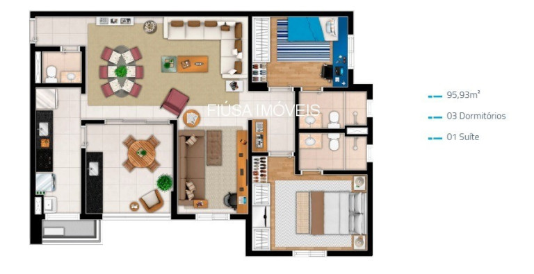 Imagem Apartamento com 3 Quartos à Venda, 95 m² em Jardim Botânico - Ribeirao Preto