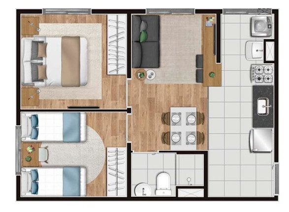 Imagem Apartamento com 2 Quartos à Venda, 40 m² em Lapa - São Paulo Imagem Apartamento com 2 Quartos à Venda, 40 m² em Lapa - São Paulo