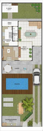 Imagem Casa com 3 Quartos à Venda, 152 m² em Guaratiba - Rio De Janeiro