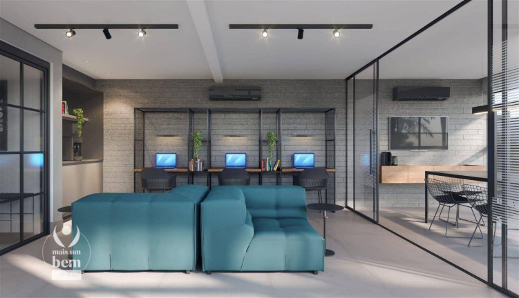 Imagem Studio com 1 Quarto à Venda, 33 m² em Mercês - Curitiba Imagem Studio com 1 Quarto à Venda, 33 m² em Mercês - Curitiba