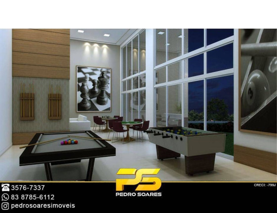 Imagem Apartamento com 3 Quartos à Venda, 127 m² em Altiplano Cabo Branco - João Pessoa
